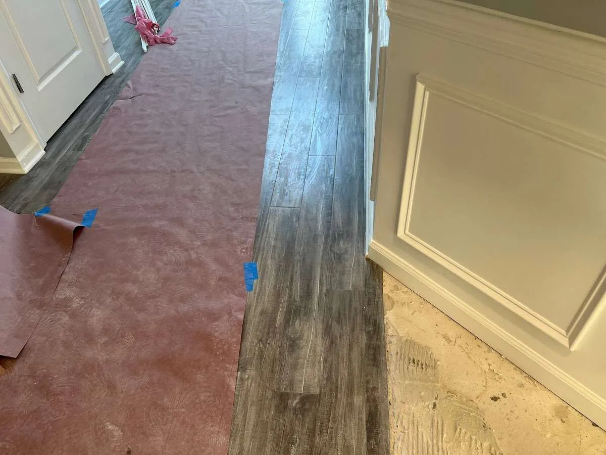 Completed marble shower restoration in Midland